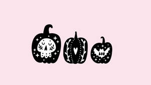 Söpöt esteettiset Halloween-kurpitsat