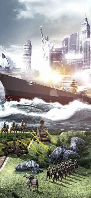iPhone Xs Max Civilization V -taustakuva — iPhone 15 Pro Max Taustakuvat