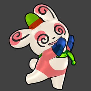 Spinda talvivaatteissa — Pokemon Taustakuvat