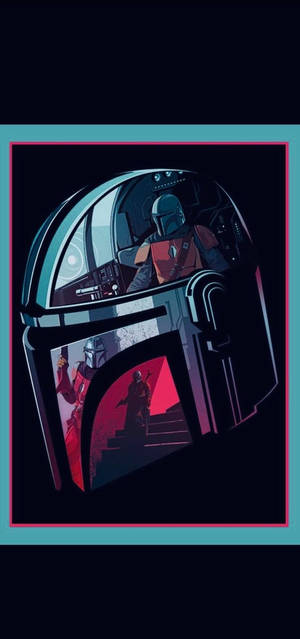828x1765 The Mandalorian — iPhone 13 Mini Taustakuvat