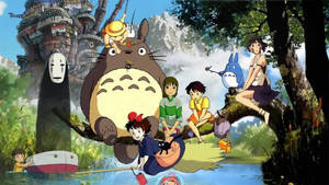 Studio Ghibli -anime lasten taustakuva