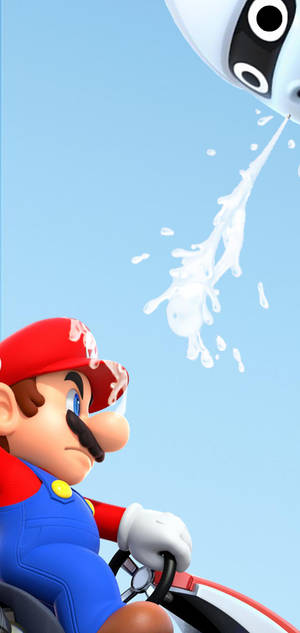 3D Galaxy S10 Plus Super Mario -taustakuva — iPhone 15 Pro Max Taustakuvat