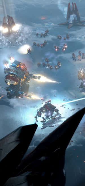 iPhone XS Dawn Of War III -taustakuva — Galaxy XCover7 Pro Taustakuvat