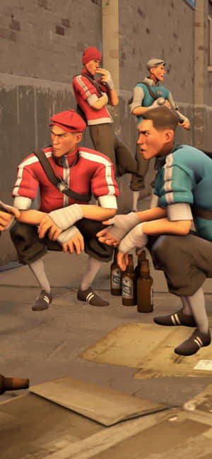 Iphone Xs Team Fortress 2 -tausta — Realme C100i Taustakuvat