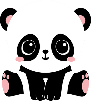 Suloinen sarjakuvapanda — Panda Taustakuvat
