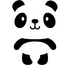 Suloinen sarjakuvapanda — Panda Taustakuvat