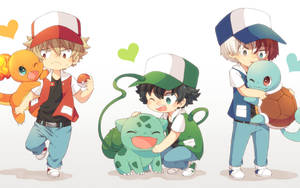 Suloinen Todoroki Pokémon-kouluttajana -taustakuva