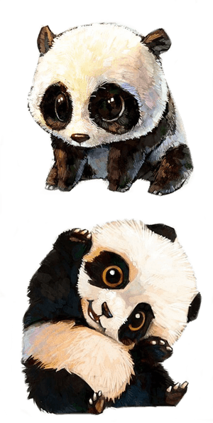 Suloiset animoidut pandat — Panda Taustakuvat
