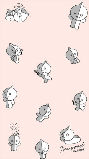 Suloisia Van BT21 taustakuva — 9:16 Taustakuvat