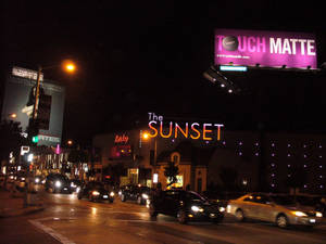 Sunset Boulevard -taustakuva — Auringonlaskun bulevardi Taustakuvat