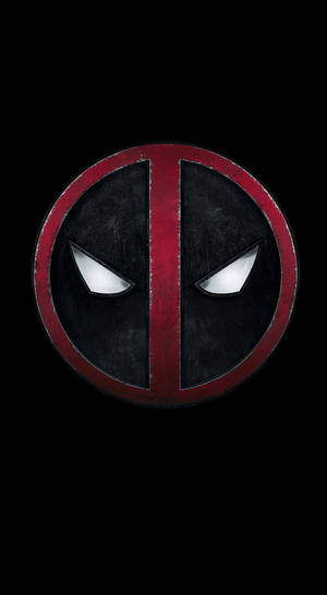 Deadpoolin maskilogo, kuvake, lukitusnäyttö, taustakuva.