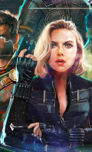 Black Widow iPhone — Tecno Megapad Taustakuvat