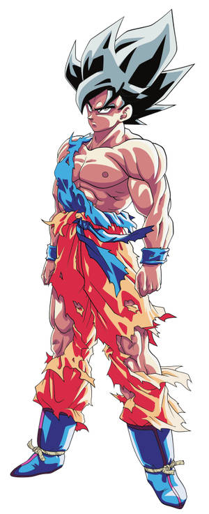 Super Saiyan mustat hiukset Son Goku iPhone — Motorola Razr Taustakuvat
