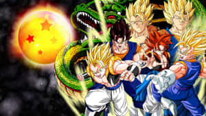 Super Saiyanien voimistuminen Dragon Ball Superissa — Dragon ball super GIF Taustakuvat