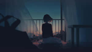 Surullinen Anime Tausta — Surullinen anime GIF Taustakuvat