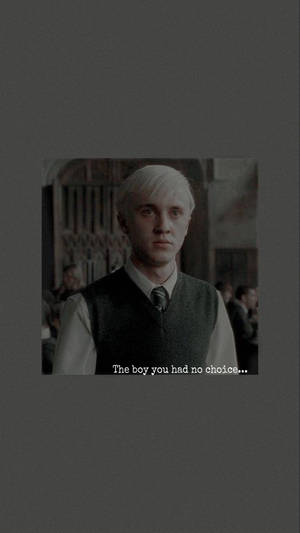 Surullinen Draco Malfoy -estetiikka — Harry Potter -estetiikka Taustakuvat