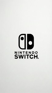 Puhdas minimalistinen muotoilu, jossa on Nintendo Switch -logo. taustakuva