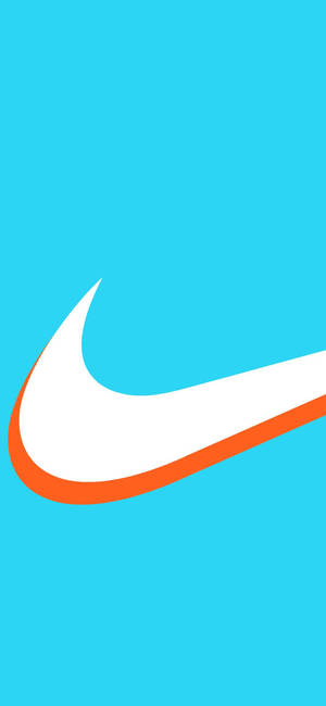 Syaani Nike iPhone -taustakuva — iPhone 16e Taustakuvat
