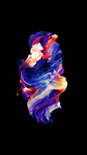 AMOLED-digitaalinen taideteos, jossa on maalitahroja eri sävyissä.
