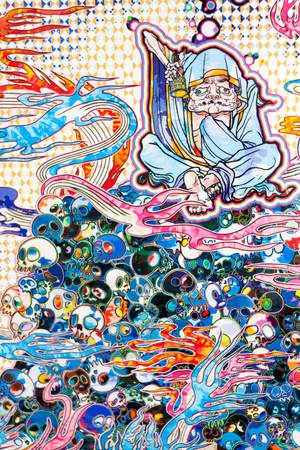 Takashi Murakami Peace 4K — Xiaomi Pad 8 Pro Taustakuvat