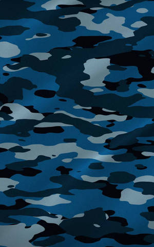 Tavallinen sininen camo-kuvio — Xiaomi Pad Mini Taustakuvat