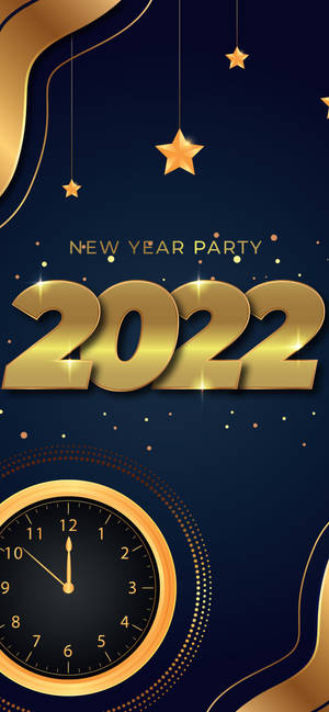 Tervetuloa 2022: Kimalteleva Juhla taustakuva — iPhone 16 Pro Max Taustakuvat