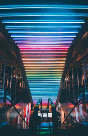 Neon City -taustakuva — Neonkaupunki Taustakuvat