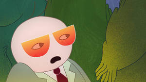 The Midnight Gospel Glasses Man -taustakuva — Keskiyö Taustakuvat