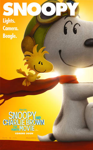 The Peanuts -elokuvan Snoopy-juliste — POCO Pad M1 Taustakuvat