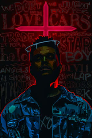 The Weeknd esiintymässä lavalla — Vivo Pad SE Taustakuvat