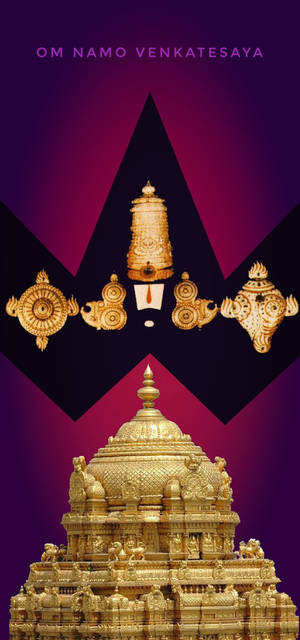 Tirupati Balaji Pagoda — iPhone 15 Taustakuvat