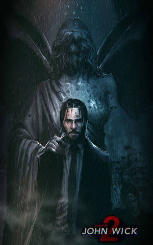 Cool HD -taideteos John Wick -taustakuva — Galaxy Tab S10 Lite Taustakuvat