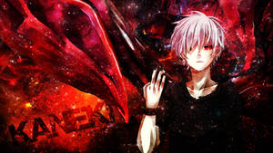 Tokyo Ghoul -hahmon Ken Kaneki grafiikkataustakuva — Nintendo-hahmot Taustakuvat