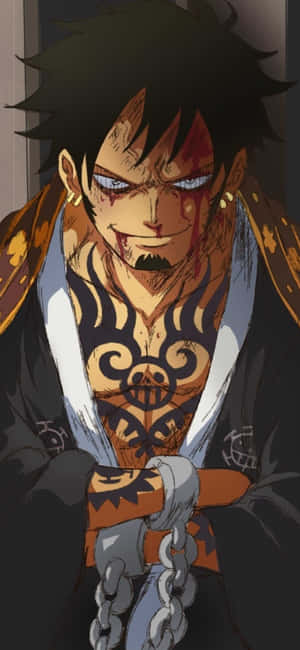 Trafalgar D. Water Law One Piece Lukitusnäyttö Anime — Oppo Find X Taustakuvat