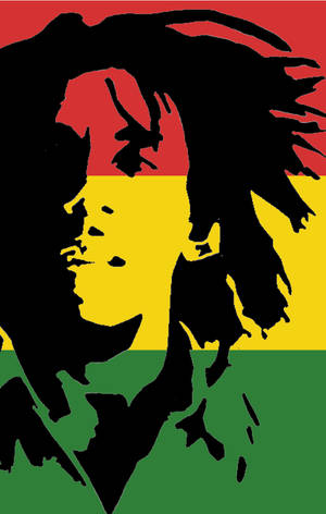 Trendikäs värikäs Bob Marley -grafiikka — Honor Pad Taustakuvat