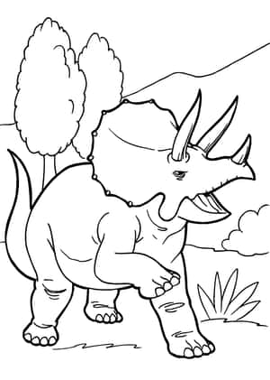 Dinosaurusten värityskuvat — iPad Air 11 Taustakuvat