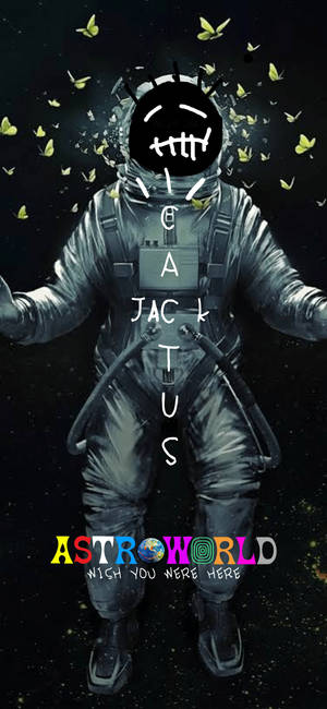 Trippy Cactus Jack -taustakuva — iPhone 12 Pro Max Taustakuvat