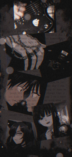 Tumma Anime Alt -estetiikka — iPhone X Taustakuvat