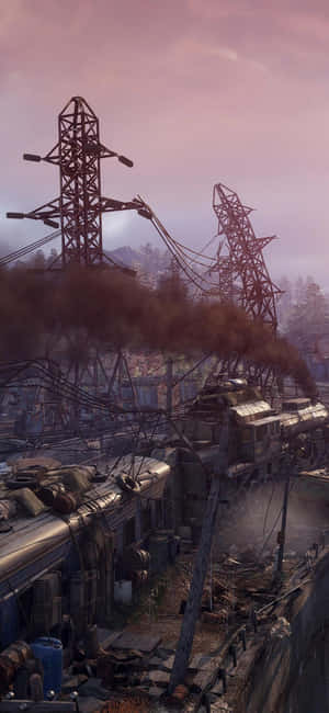 iPhone X Metro Exodus -taustakuva — Galaxy M17 Taustakuvat