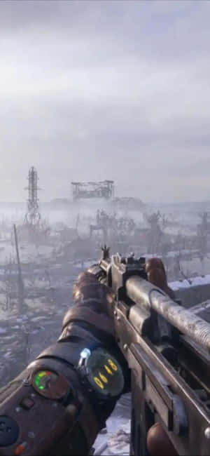 iPhone X Metro Exodus -taustakuva — POCO M Taustakuvat