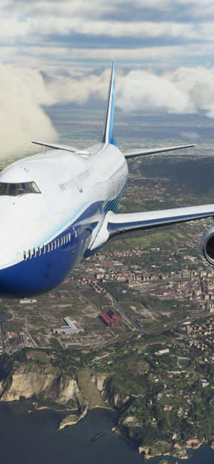 iPhone XS Microsoft Flight Simulator -tausta — POCO C81 Pro Taustakuvat