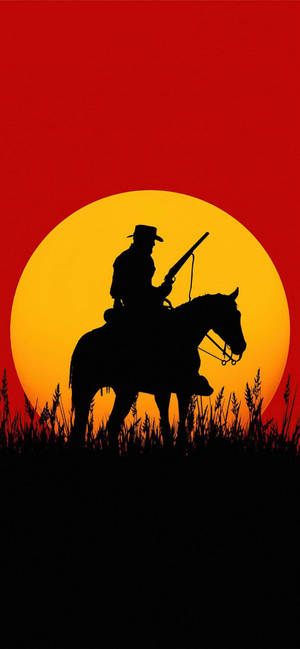 Horse Red Dead Redemption 2 — Galaxy A26 Taustakuvat