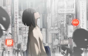 Anime Cityn kuvia — Anime kaupunki Taustakuvat
