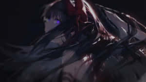 Violetti anime-taustakuva