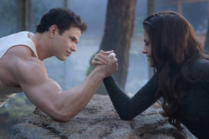 Twilight-saaga Emmett ja Bella -taustakuva