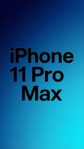 iPhone 11 Pro Max -typografiatekstitaustakuva liukuvärillä.