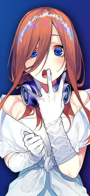 Miku Nakano -tausta — IQOO Z Taustakuvat