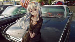 Anime-auto taustakuva — Anime auto Taustakuvat