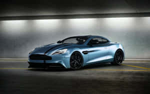 Tyylikäs Aston Martin Vanquish liikkeessä — Steam Deck Taustakuvat
