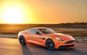 Tyylikäs Aston Martin Vanquish liikkeessä — Steam Deck OLED Taustakuvat